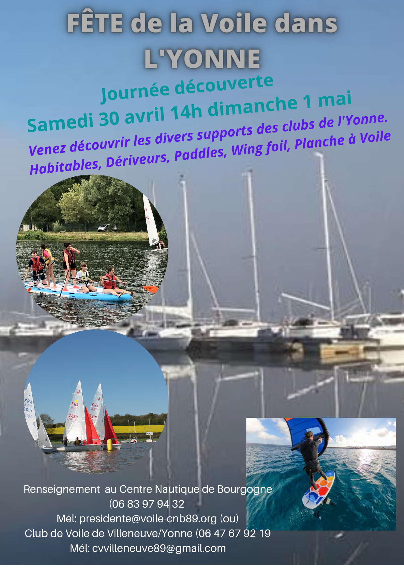 Affiche fetes des club