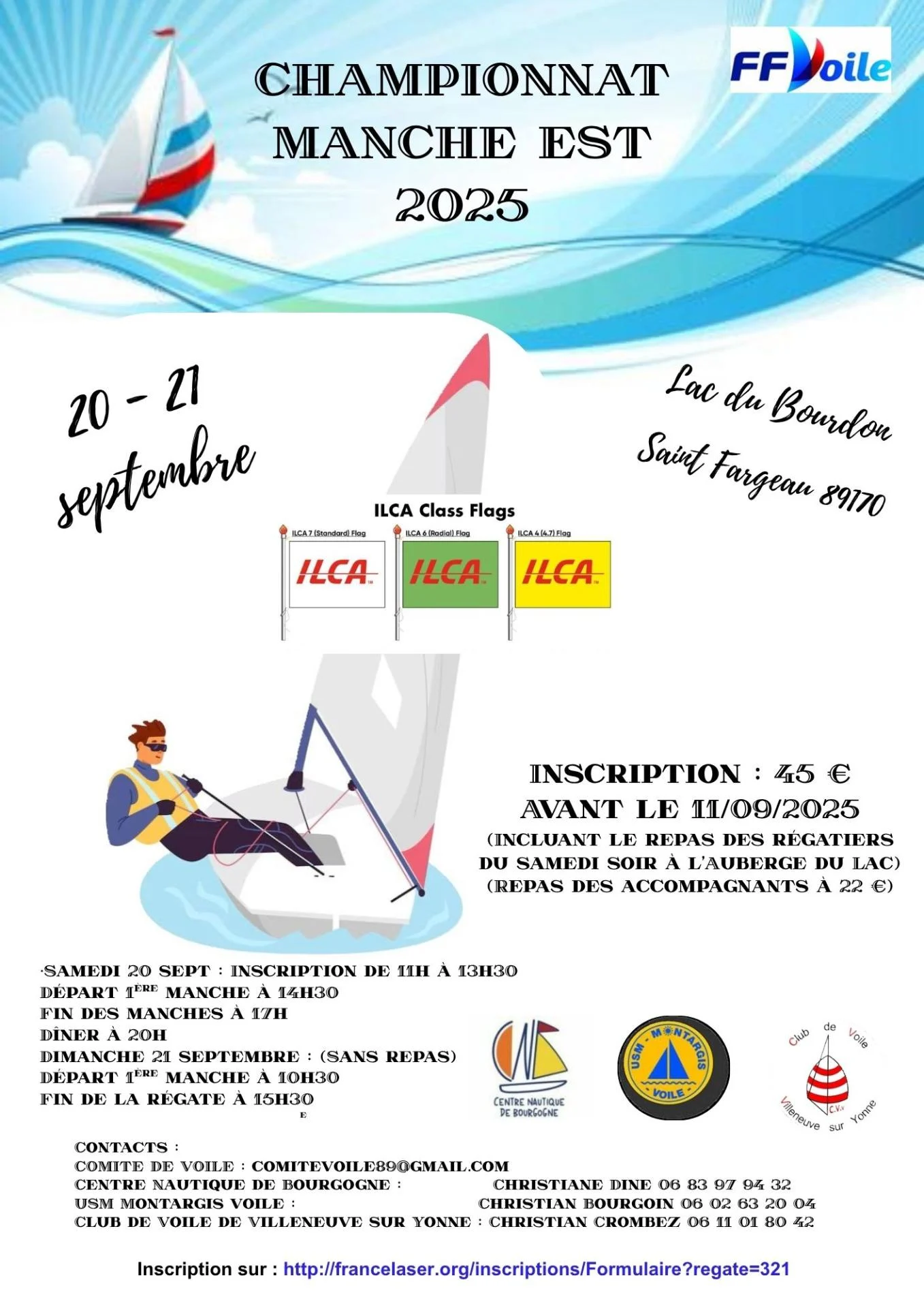Affiche championnat manche est final 25 07